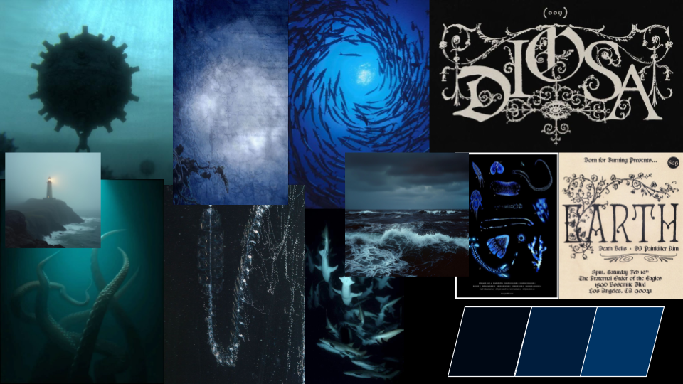 Moodboard 1 — dark mysterious aesthetic
