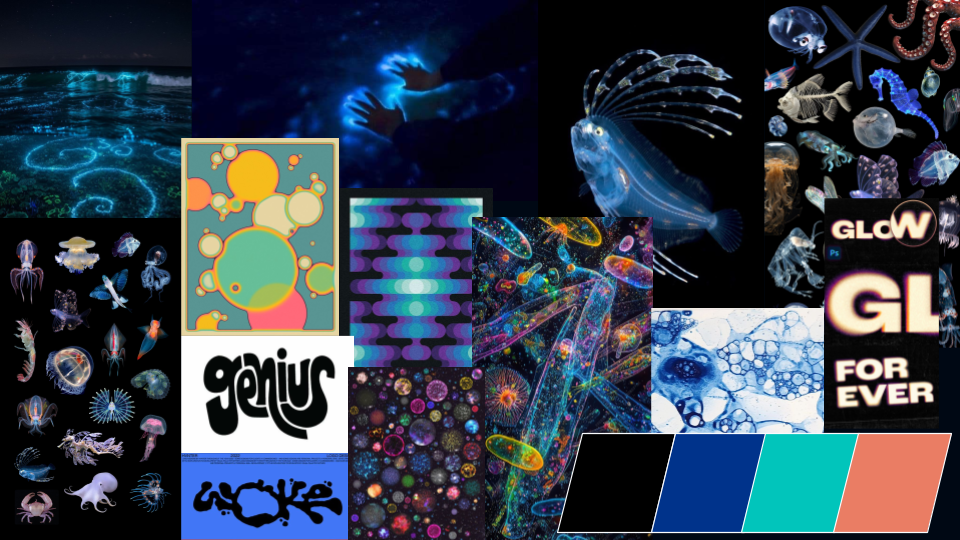 Moodboard 2 — vibrant colorful ocean aesthetic